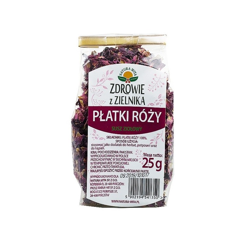 Natura Wita Płatki Róży 25G