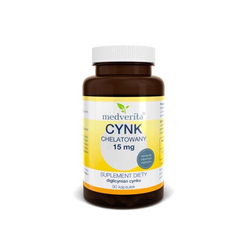 Medverita Cynk chelatowany 15 mg 90 K