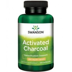 Swanson Węgiel drzewny aktywny 260 mg 120 k