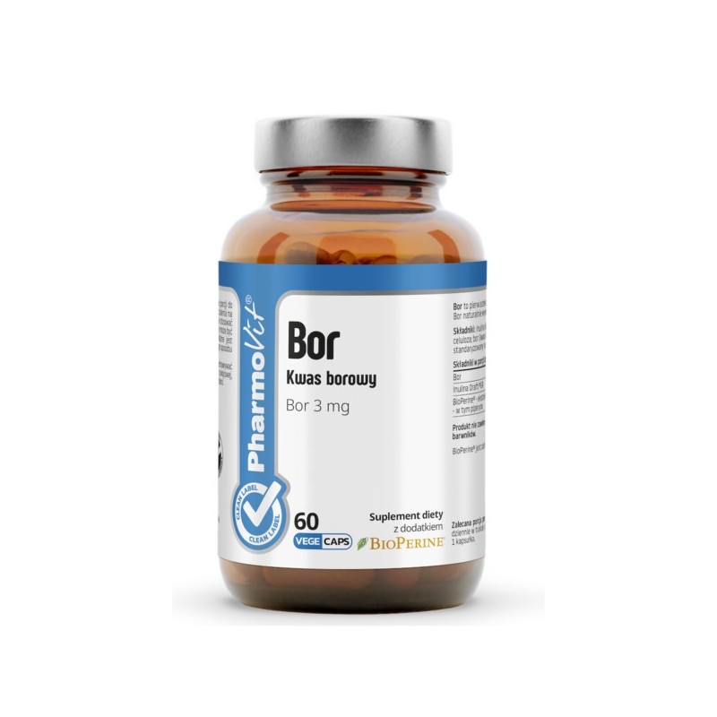 Pharmovit BOR Kwas borowy 60 k