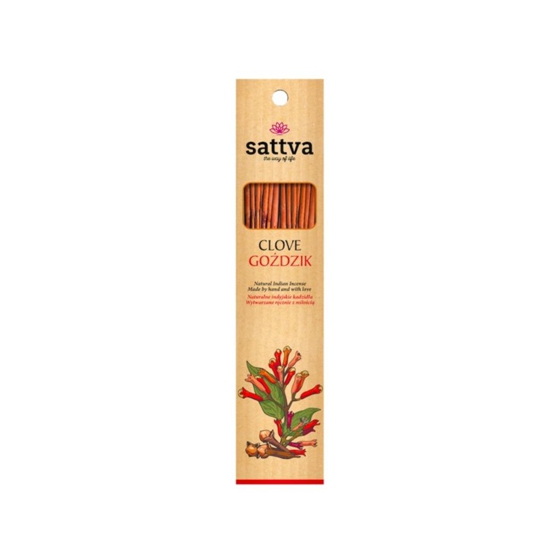 Sattva Naturalne Kadzidła Clove Goździk 30G