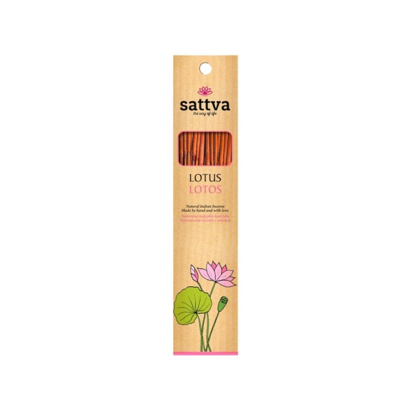 Sattva Naturalne Kadzidła Lotus Kwiat Lotosu 30G