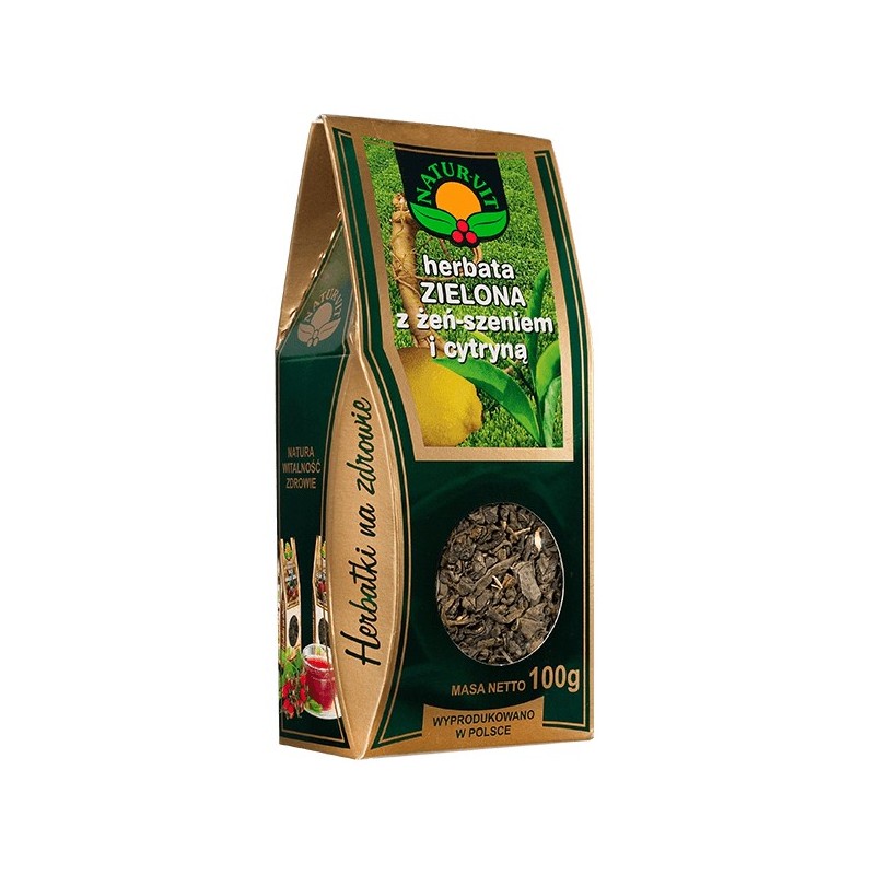 Natura Wita Herb Zielona Z Żeń-Szeniem I Cytryną