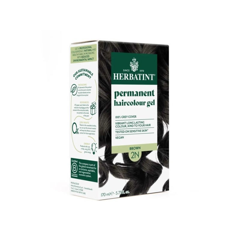 Herbatint Farba w żelu 2N Brąz 150 ml