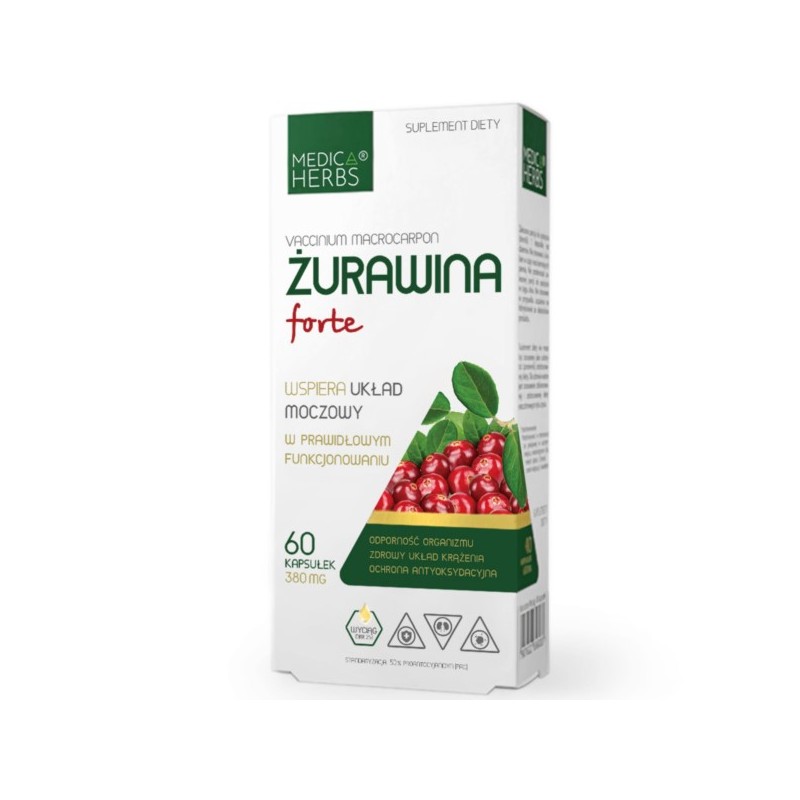 Medica Herbs Żurawina Forte 60 k