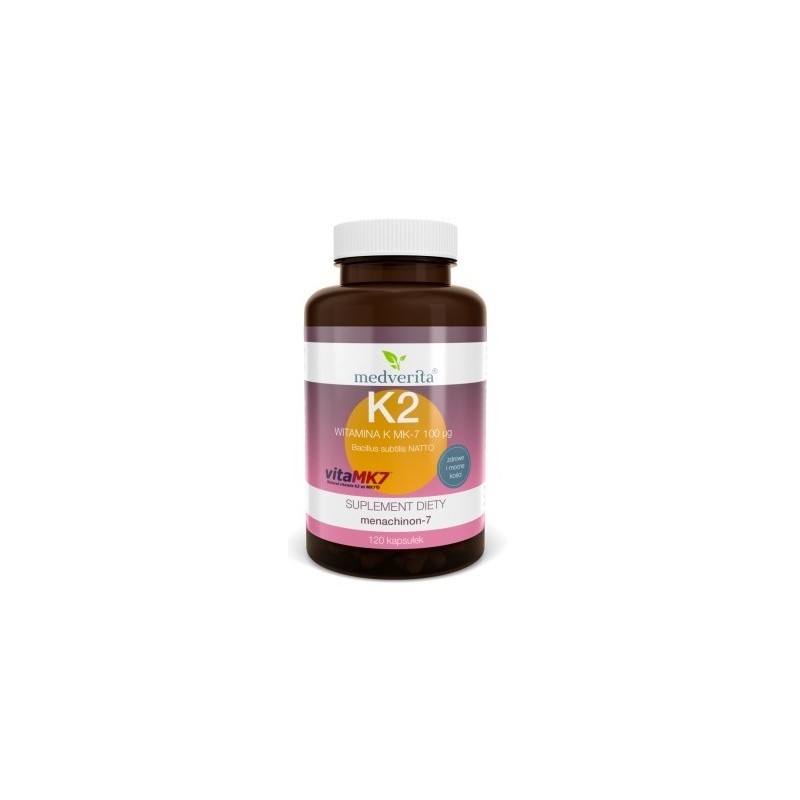 Medverita Witamina K2 MK7 100ug 120 K