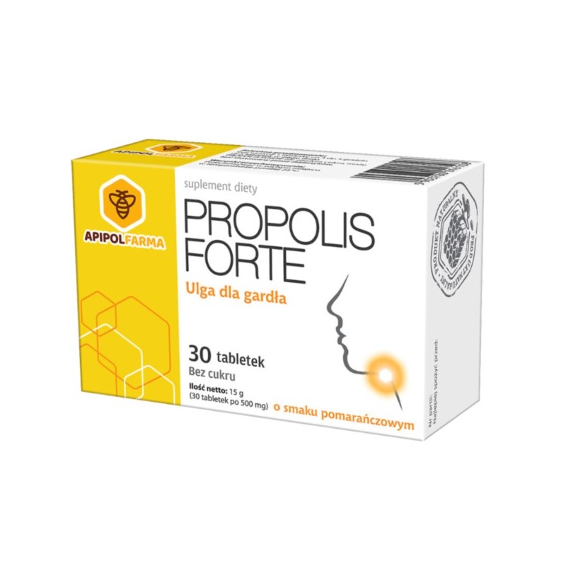 ApipolFarma Propolis Forte pomarańczowe 30 t.