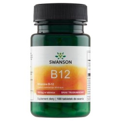Swanson Witamina B12 1000 Mcg 100 Do Ssania