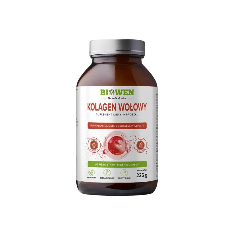 Biowen Kolagen Wołowy 225 g