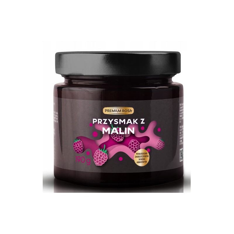 Premium Rosa Przysmak z malin 190 g