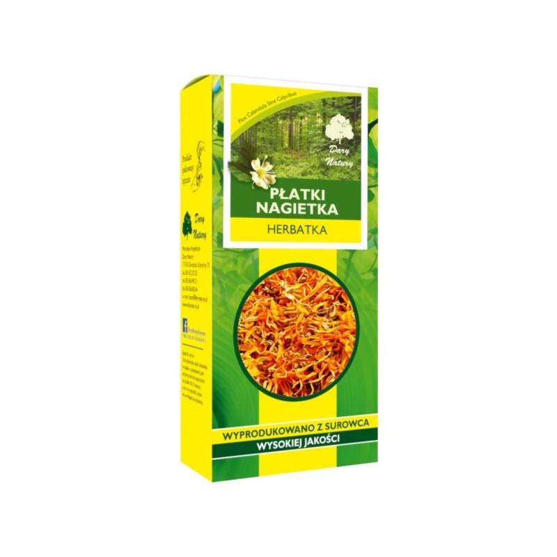 Dary Natury Nagietek Płatki Eko 25G