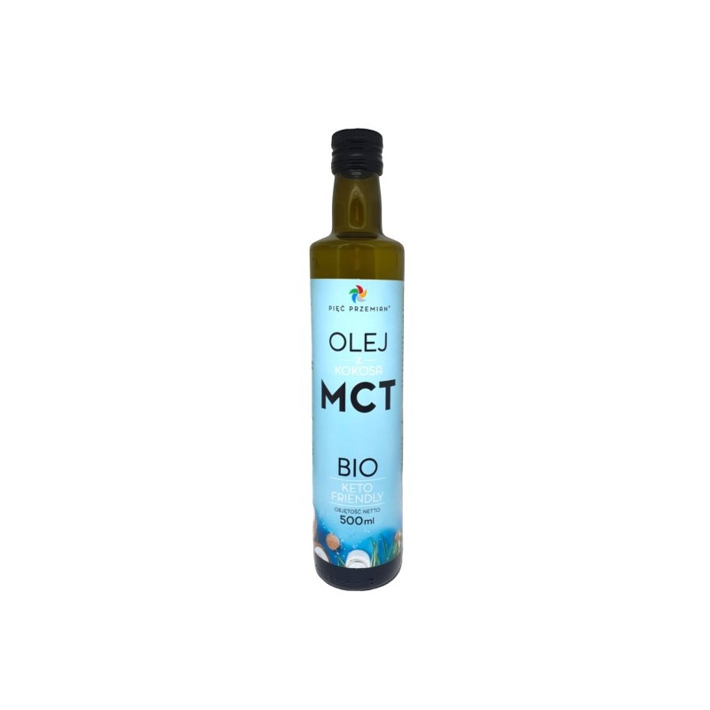 Pięć przemian Olej  MCT z kokosa BIO 500 ml
