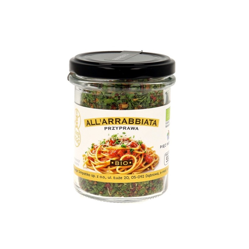 Pięć Przemian All Arrabbiata przyprawa BIO 55 g