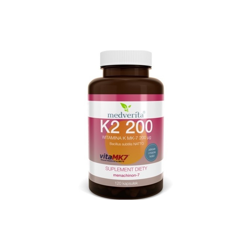 Medverita Witamina K2 MK 7 200 ug 120 K
