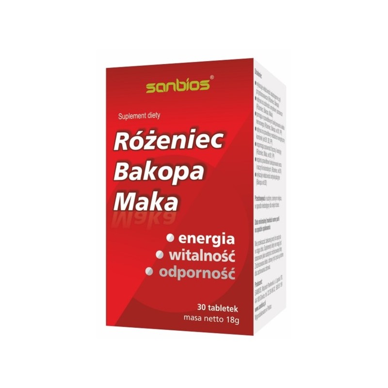 Sanbios Różeniec Bacopa Maka 30 T