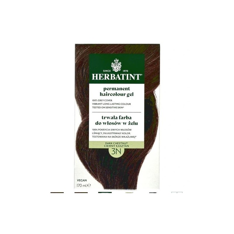 Herbatint Farba w żelu 3N Ciemny Kasztan 170 ml
