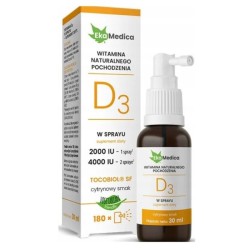 Ekamedica Witamina D3 krople 30ml w sprayu