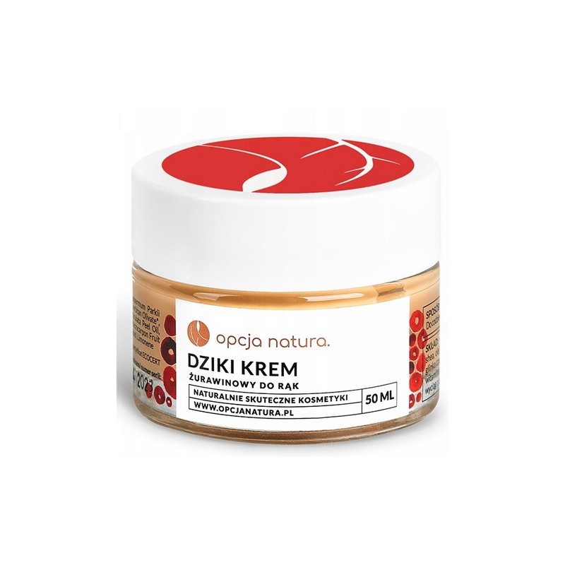 Opcja Natura Dziki Krem z żurawiną do rąk 50 ml