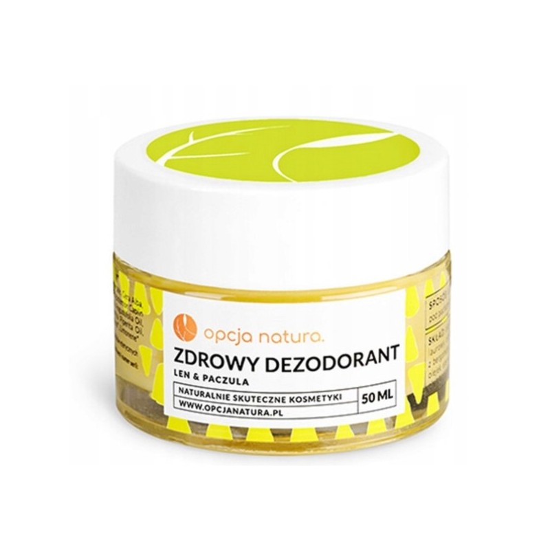 Opcja Natura Dezodorant len & paczula 50 ml