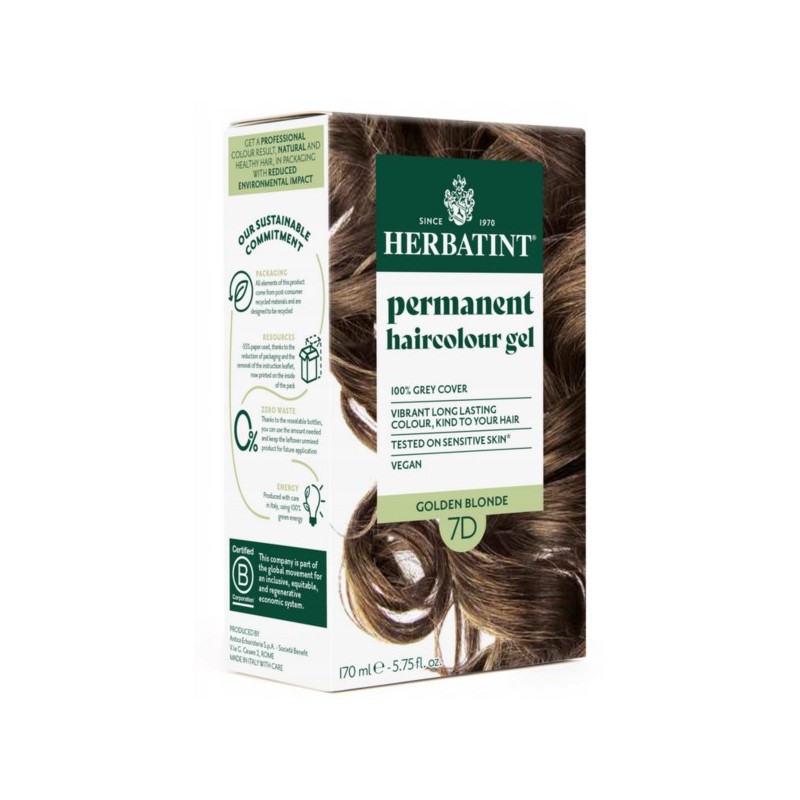 Herbatint Farba w żelu 7D Złoty Blond 150