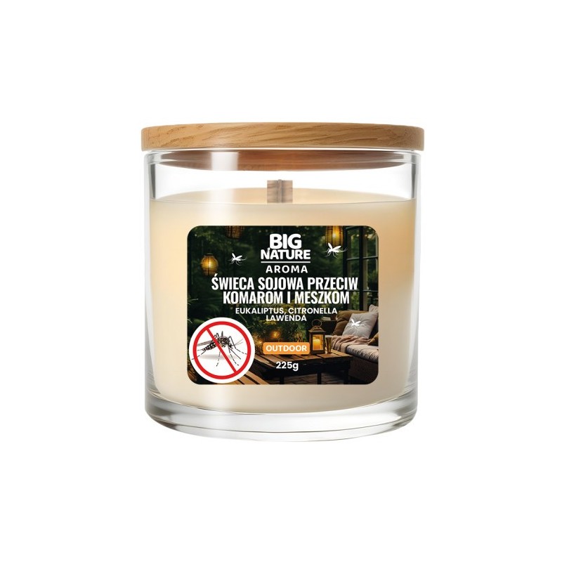 Big Nature Świeca Sojowa na komary i meszki 225 g