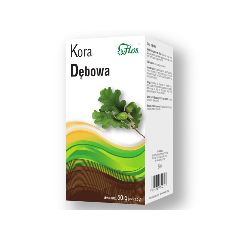 Flos Kora Dębowa 25 X 2 g