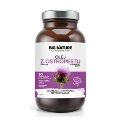 Big Nature Olej z ostropestu kapsułki 90 szt.