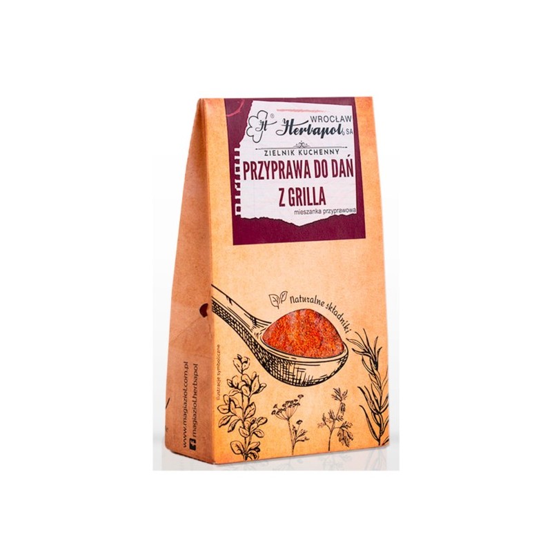 Herbapol Ziołowa Przyprawa do dań z grilla 60 g