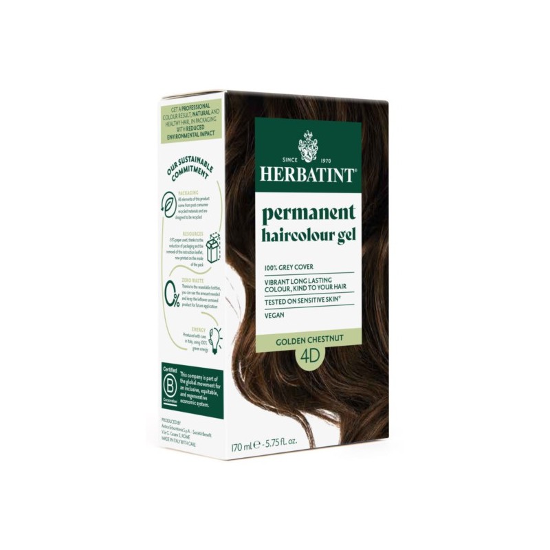 Herbatint Farba w żelu 4D Złoty Kasztan 170 ml