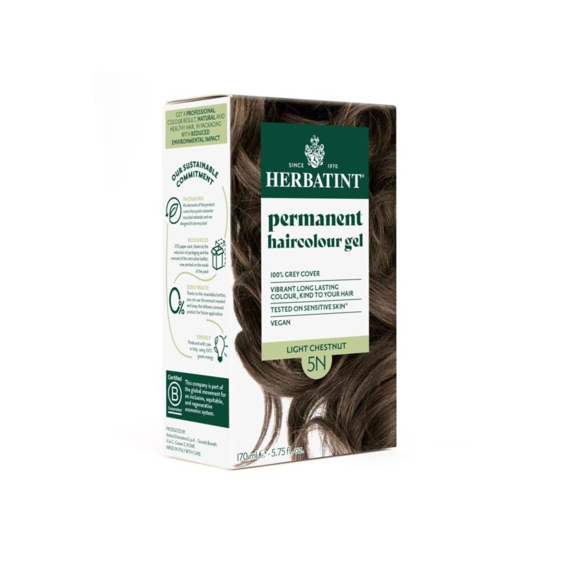 Herbatint Farba w żelu 5N Jasny Kasztan 170 ml
