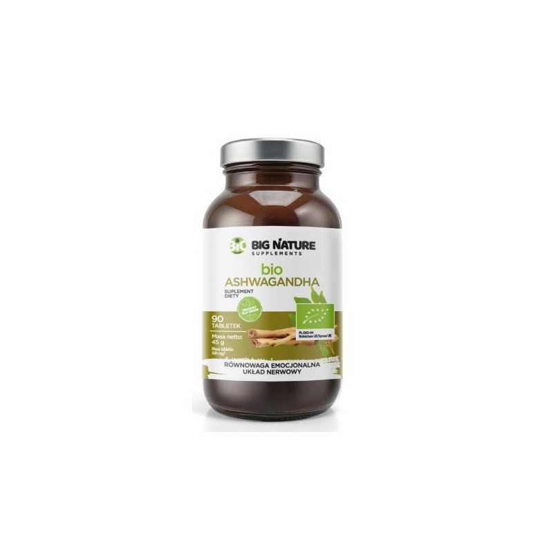 Big Nature bio Ashwagandha 90 t.