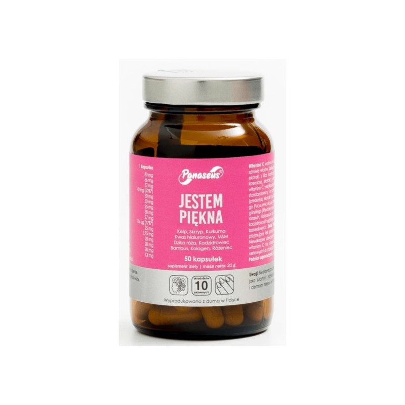 Panaseus Jestem Piękna 510 mg 50 k dla kobiet