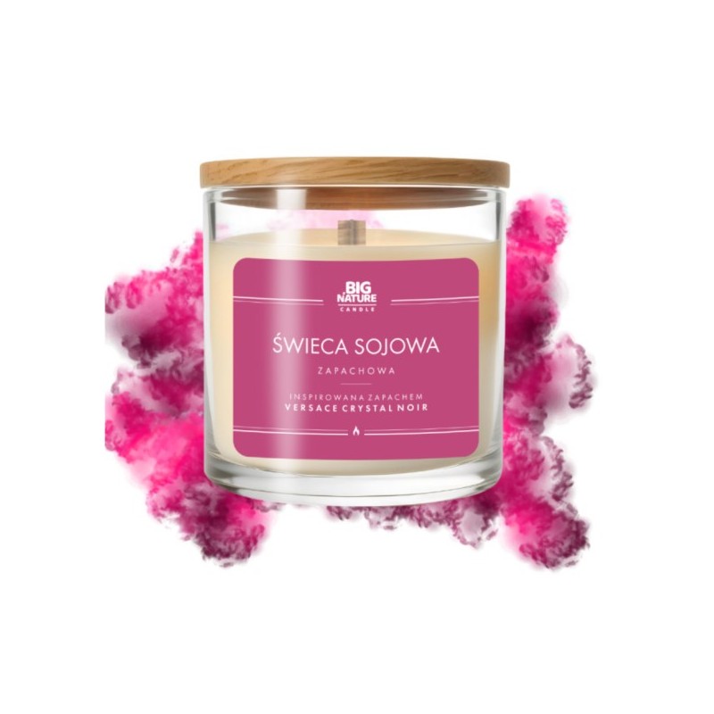 Big Nature Świeca Sojowa VERSACW CRYSTAL NOIR 150g