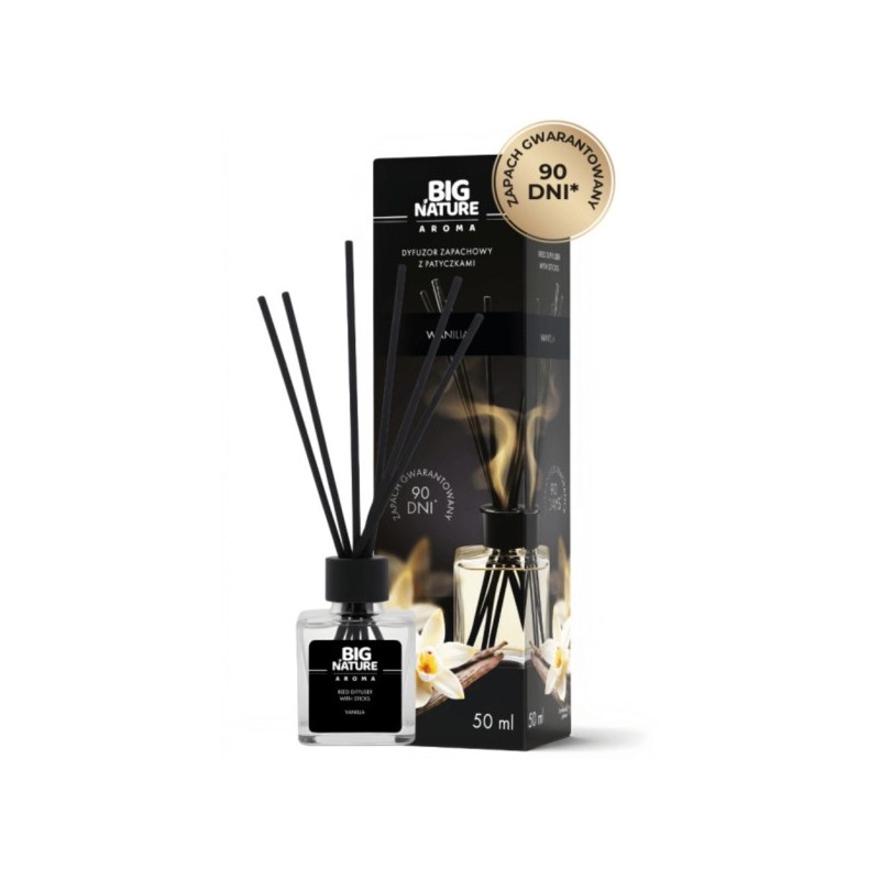 Big Nature Dyfuzor Zapachowy WANILIA 50 ml