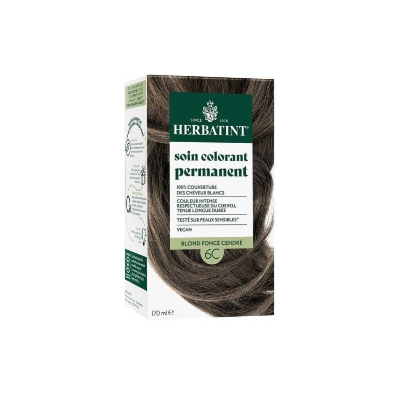 Herbatint Farba 6C Ciemny Popielaty Blond 150 ml