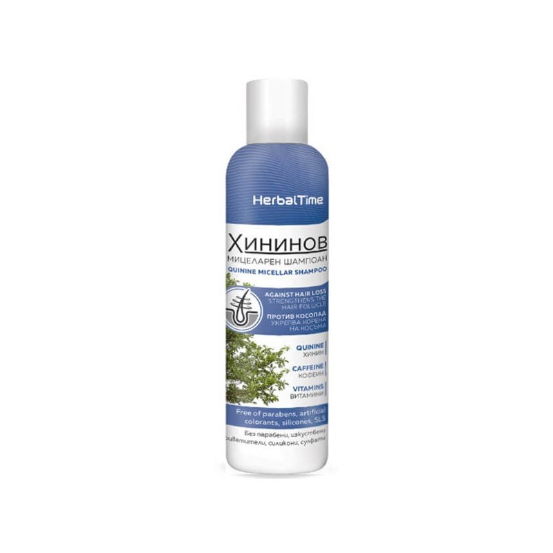 Herbal Time Szampon micelarny z chininą i kofeiną