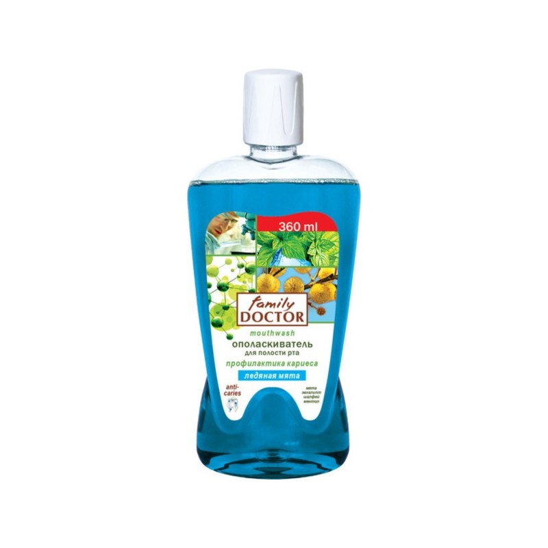 Family Doctor Płyn do płukania ust ICE MINT 360 ml