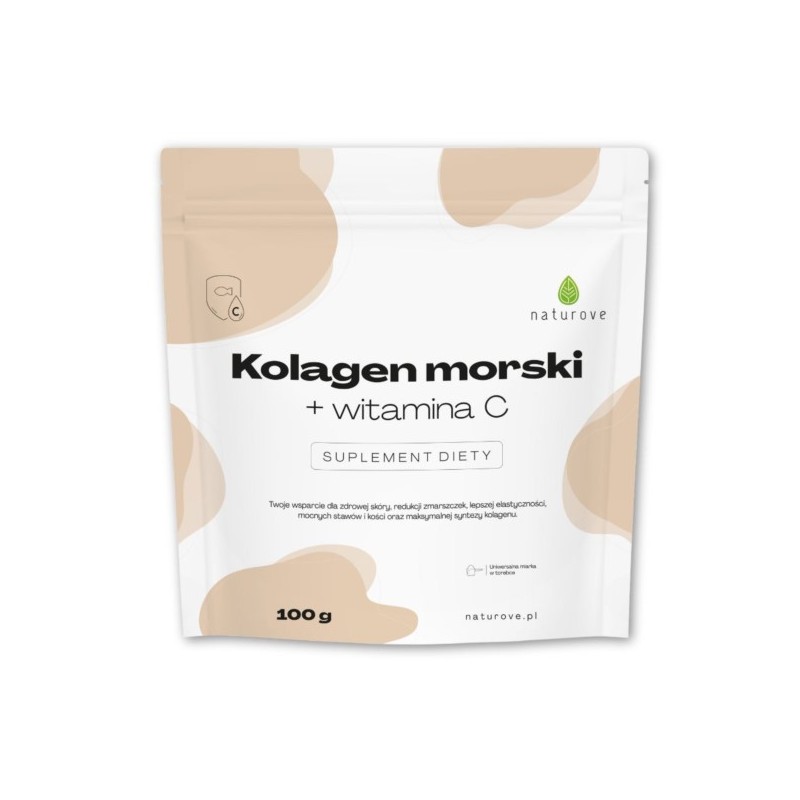Naturove Kolagen morski + Witamina C 100 g