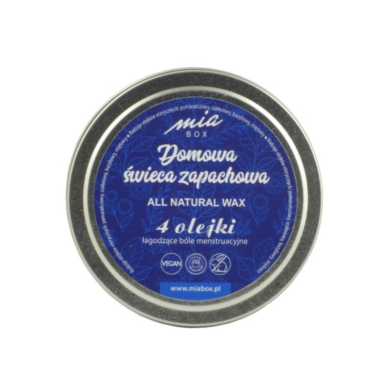 MiaBox Domowa świeca BÓLE MENSTRUACYJNE 15 ml