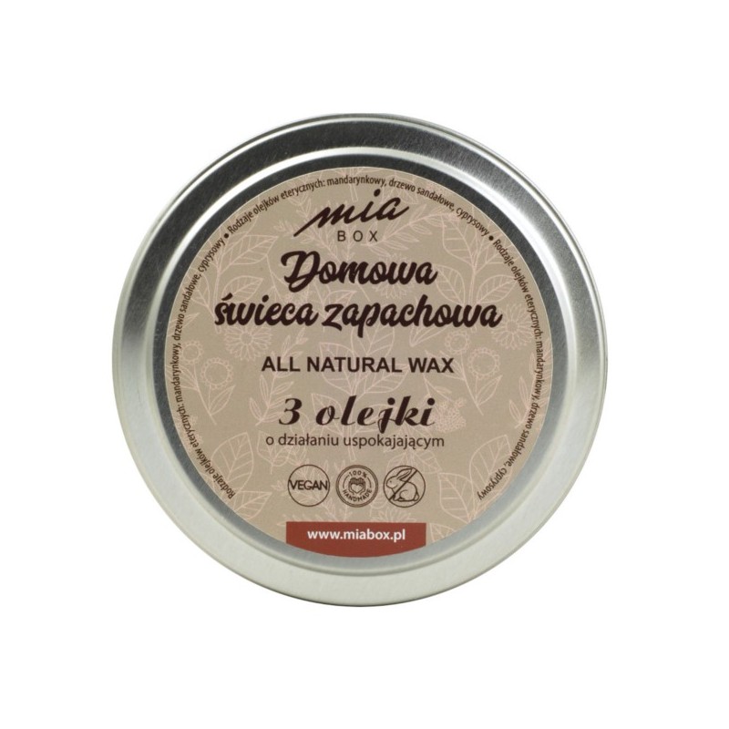 MiaBox Domowa świeca USPOKOJENIE 15 ml