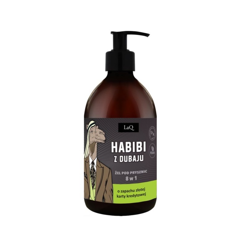 LAQ Habibi z Dubaju żel pod prysznic 500 ml 8w1