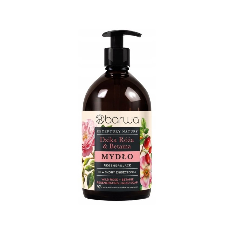 Recepty Natury Mydło Dzika Róża Betaina 480 ml
