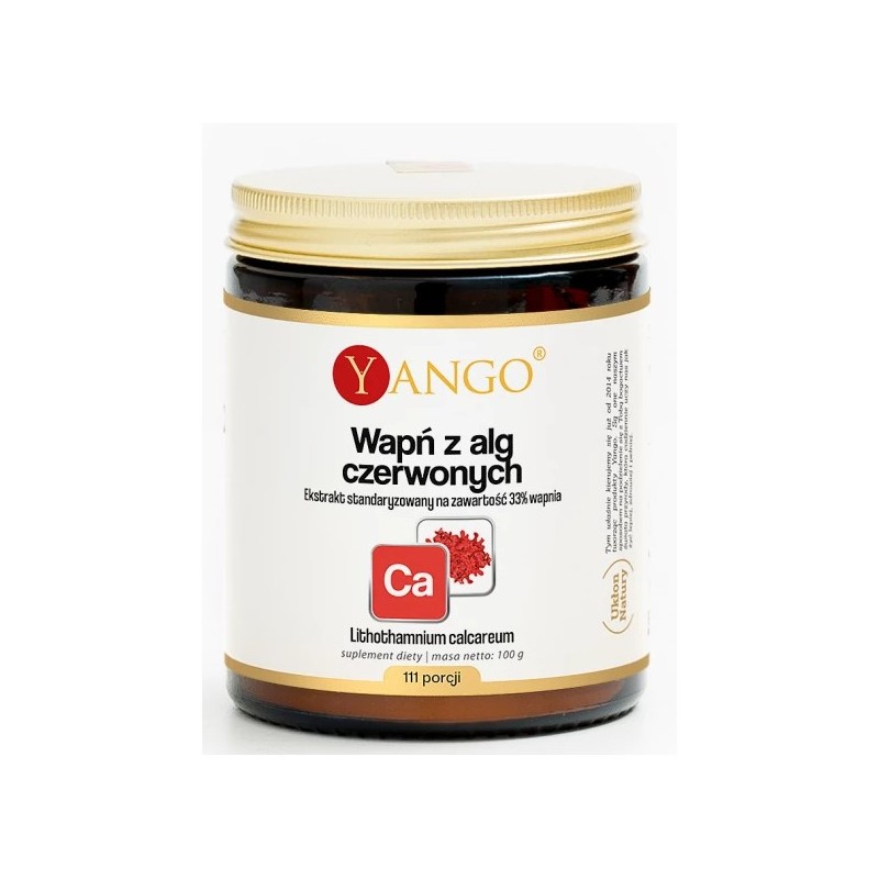 Yango Wapń z alg czerwonych 111 porcji 100 g