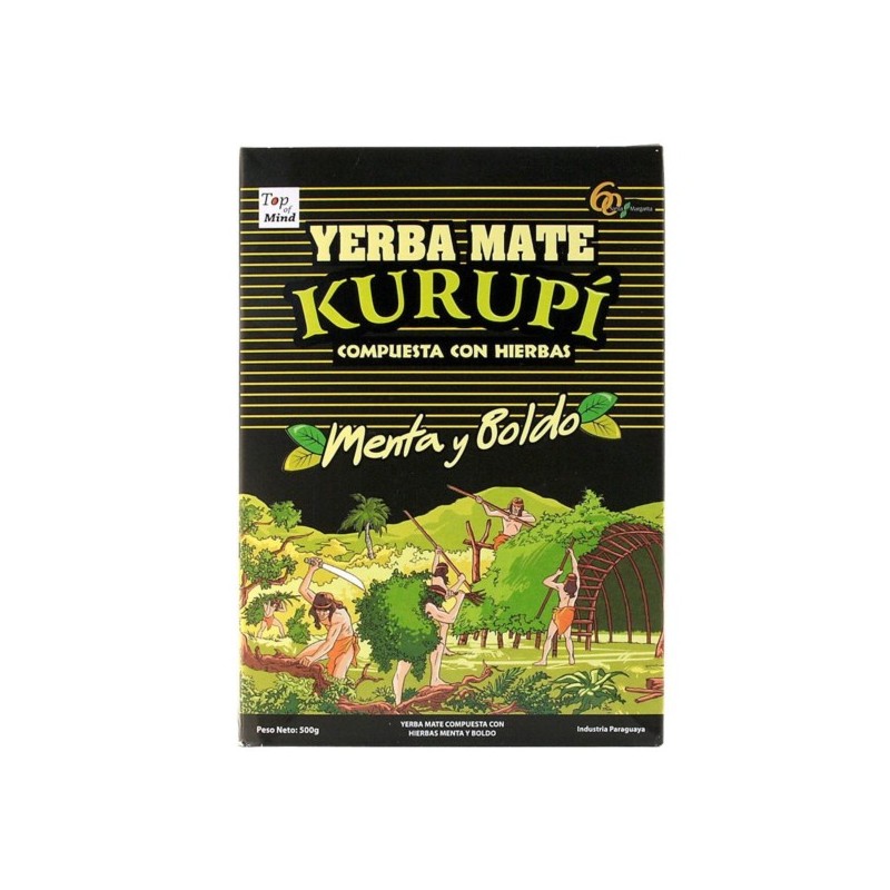 Yerba Mate Kurupi Compuesta con Hierbas 500 g
