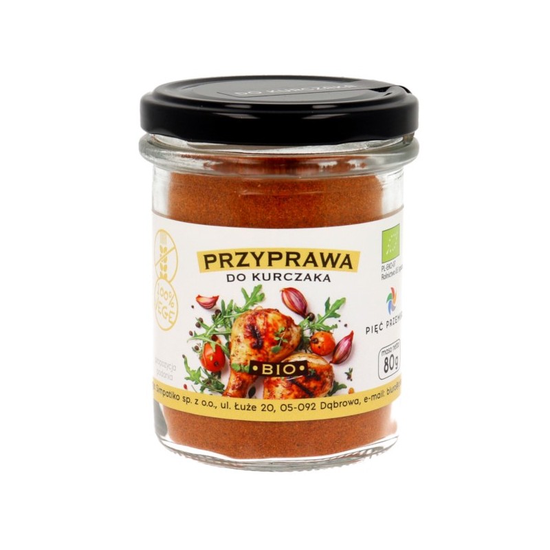 Pięć Przemian Przyprawa do kurczaka BIO 80 g