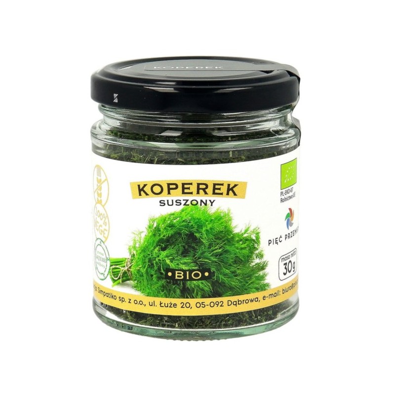 Pięć Przemian Koperek suszony BIO 30 g