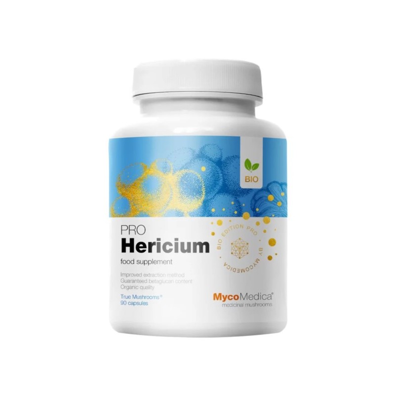 MycoMedica Hericium PRO (Soplówka Jeżowata) 90 kap