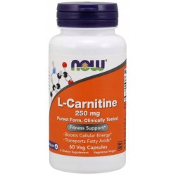 Now Foods L- carnitine 250 mg 60 kap