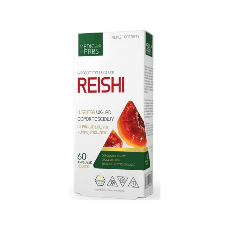 Medica Herbs Reishi Ganoderma lucidum 60 k