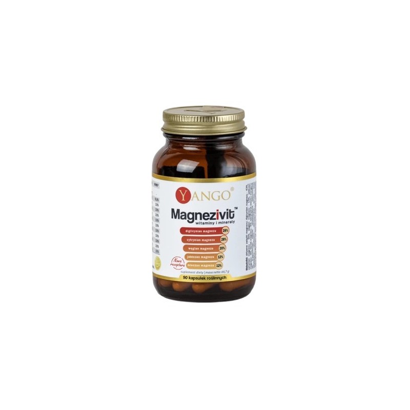 Yango Magnezivit 90  kapsułek zestaw magnezów